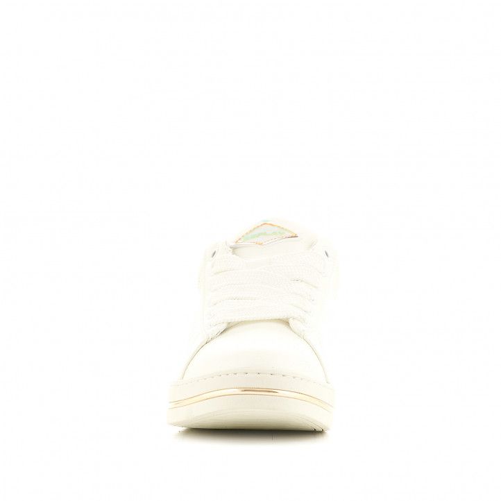 Zapatillas deportivas Replay blancas con parte posterior animal print - Querol online