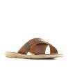 Sandalias Lobo marrones cruzadas