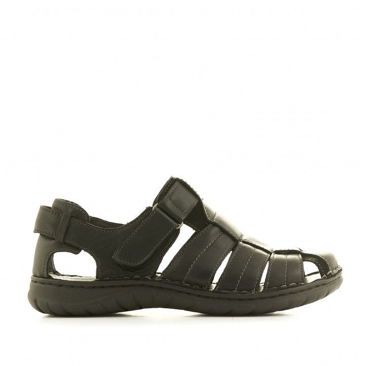 Sandàlies Walk & Fly negres tancades - Querol online