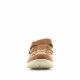 Sandalias Fluchos marrones cerradas con el piso blanco - Querol online