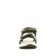sandalias Geox negras con detalles grises y dos tiras - Querol online