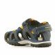 sandalias Geox cangrejeras azules con detalles amarillos - Querol online