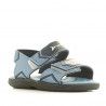 sandalias Rider azules con dos tiras