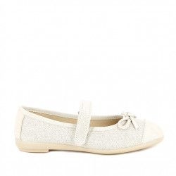 Merceditas Vul·ladi crema con tira por encima - Querol online