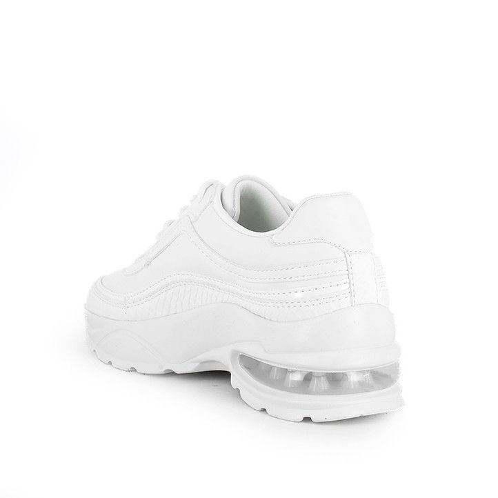 Zapatillas deportivas Owel blancas con cámara de aire - Querol online