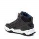 Zapatos abotinados Xti grises y negros de cordones - Querol online