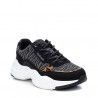 Zapatillas deportivas Xti negras y grises con animal print