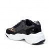 Zapatillas deportivas Xti negras y grises con animal print