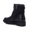 Botins Xti negres moteres amb sivelles i tatxes brillants