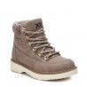 Botins Xti marrons taupé amb cordons