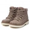 Botins Xti marrons taupé amb cordons