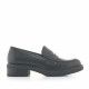 Zapatos tacón D'Angela negros estilo mocasín - Querol online