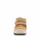Botines Geox marrones de piel con detalles en azul y dos velcros - Querol online