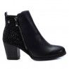 Botins de taló Xti negres amb detall brillant lateral