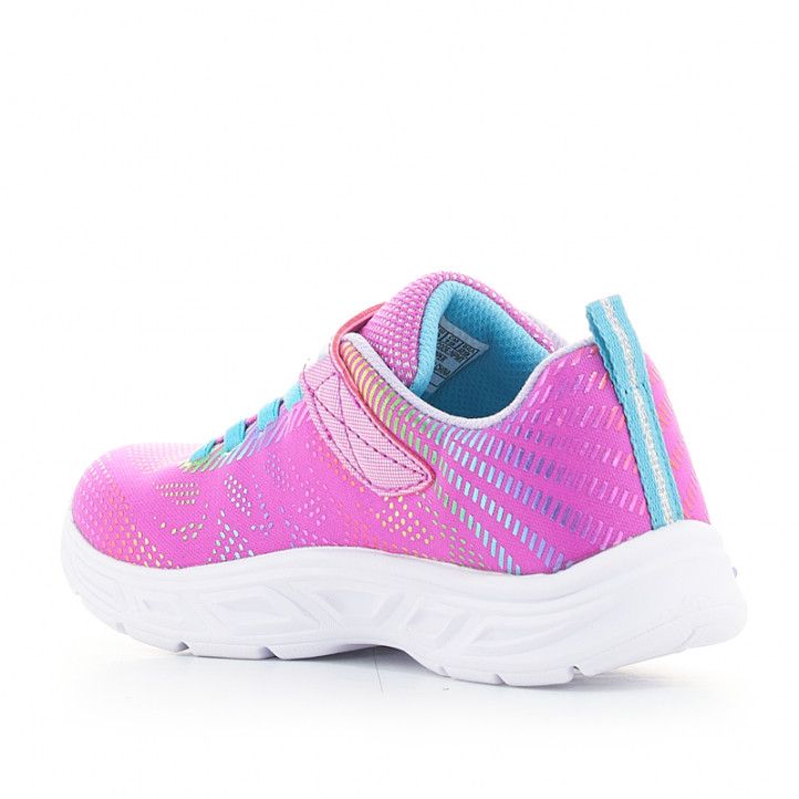 Sabatilles esport Skechers roses de llums amb cordons elàstics - Querol online