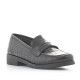 Zapatos tacón Redlove aphra negros de piel estampado cocodrilo - Querol online