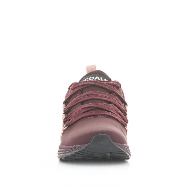 Zapatillas deportivas ECOALF burdeos con cordones - Querol online