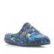 Zapatillas casa Vul·ladi azules con estampado espacial - Querol online