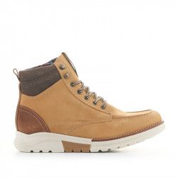 Botins Lobo makalu marrons de pell amb cordons - Querol online