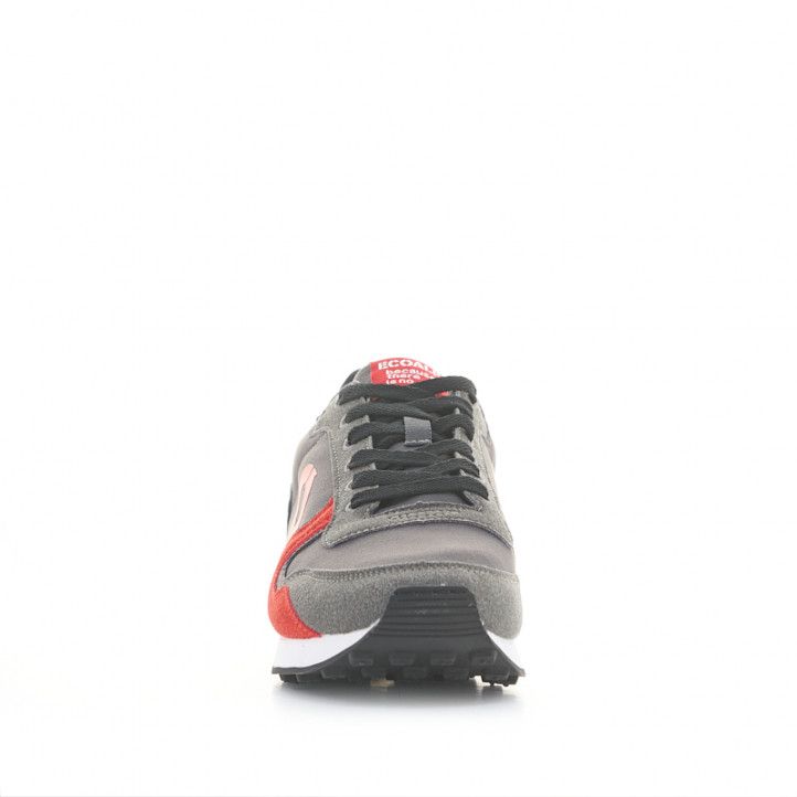 Zapatillas deportivas ECOALF grises y rojas - Querol online