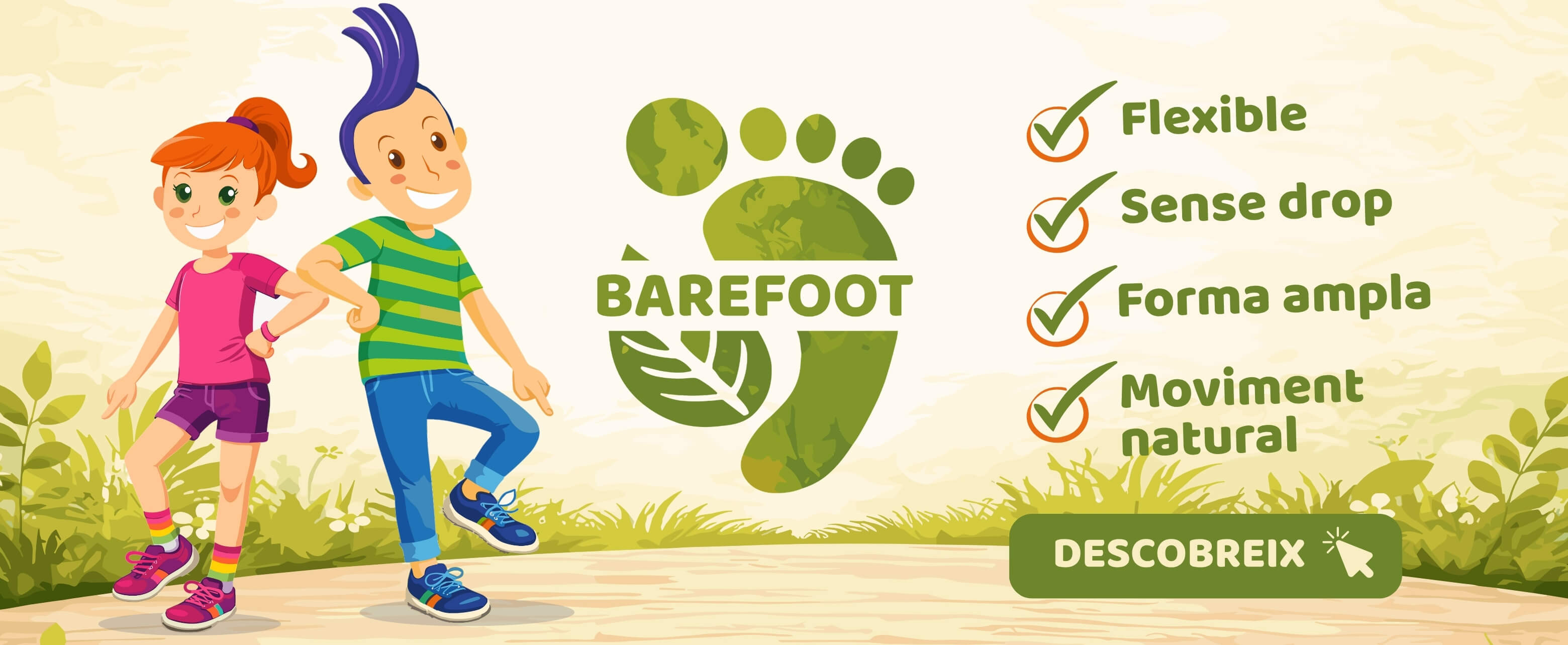 Descobreix la nostra col&middot;lecci&oacute; de cal&ccedil;at barefoot per als m&eacute;s petits